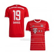 Camisola Bayern de Munique Jogador Davies 1º 2022-2023