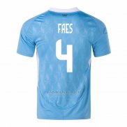 Camisola Belgica Jogador Faes 2º 2024