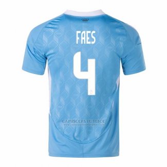 Camisola Belgica Jogador Faes 2º 2024