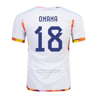 Camisola Belgica Jogador Onana 2º 2022