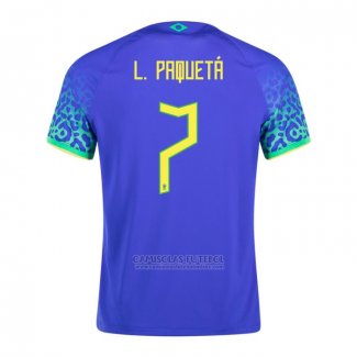 Camisola Brasil Jogador Paqueta 2º 2022