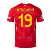 Camisola Espanha Jogador Lamine Yamal 1º 2024