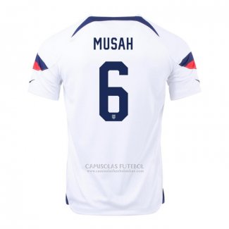 Camisola Estados Unidos Jogador Musah 1º 2022