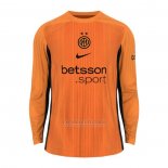 Camisola Inter de Milao Goleiro Manga Comprida 2025-2026 Laranja