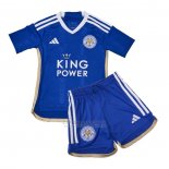 Camisola Leicester City 1º Crianca 2023-2024