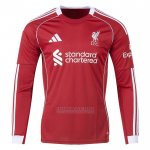 Camisola Liverpool 1º Manga Comprida 2025-2026