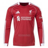 Camisola Liverpool 1º Manga Comprida 2025-2026