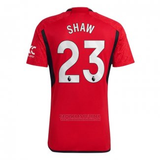 Camisola Manchester United Jogador Shaw 1º 2023-2024