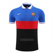 Camisola Polo del Barcelona 2022-2023 Azul Vermelho Preto