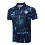 Camisola Polo del Chelsea 2024-2025 Azul Oscuro
