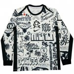 Camisola Pre Match del America Manga Comprida 2024 Branco