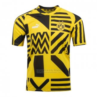 Camisola Pre Match del Dortmund 2022 Amarelo Y Preto