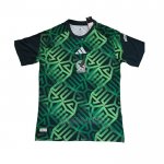 Camisola Pre Match del Mexico 2026 Verde Preto