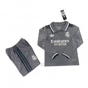 Camisola Real Madrid 3º Manga Comprida Crianca 2024-2025