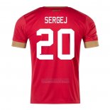 Camisola Serbia Jogador Sergej 1º 2022