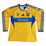 Camisola Tigres UANL 1º Manga Comprida 2025-2026