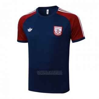 Camisola de Treinamento Arsenal 2025-2026 Azul Vermelho