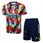 Fato de Treino Arsenal Manga Curta 2025-2026 Multicolor - Calcas Curta