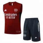 Fato de Treino Arsenal Sin Mangas 2025-2026 Vermelho