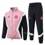 Fato de Treino Com Blusao del Paris Saint-Germain 2025-2026 Rosa Preto