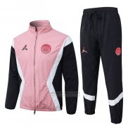 Fato de Treino Com Blusao del Paris Saint-Germain 2025-2026 Rosa Preto