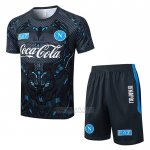 Fato de Treino Naples Manga Curta 2025-2026 Preto - Calcas Curta