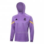 Jaqueta Hoodie Real Madrid 2024-2025 Purpura