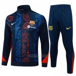 Jaqueta de Treinamento Barcelona 2024-2025 Vermelho Y Azul