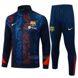 Jaqueta de Treinamento Barcelona 2024-2025 Vermelho Y Azul