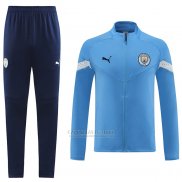 Jaqueta de Treinamento Manchester City 2022-2023 Azul