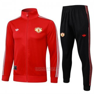 Jaqueta de Treinamento Manchester United 2025-2026 Vermelho