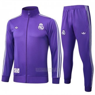 Jaqueta de Treinamento Real Madrid 2025-2026 Purpura