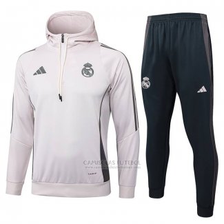 Sueter de Treinamento Real Madrid Crianca 2024-2025 Rosa