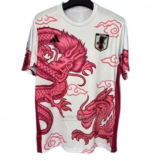 Tailandia Camisola Japao Dragon 2025-2026 Branco Vermelho