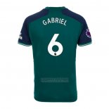 Camisola Arsenal Jogador Gabriel 3º 2023-2024