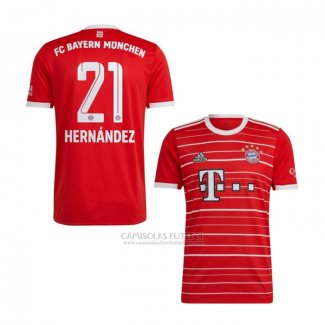 Camisola Bayern de Munique Jogador Hernandez 1º 2022-2023