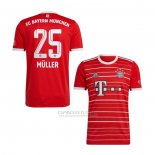 Camisola Bayern de Munique Jogador Muller 1º 2022-2023