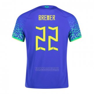 Camisola Brasil Jogador Bremer 2º 2022