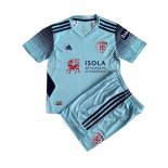 Camisola Cagliari Calcio 3º Crianca 2021-2022