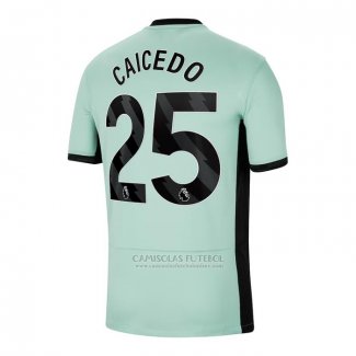 Camisola Chelsea Jogador Caicedo 3º 2023-2024