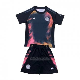 Camisola Leicester City 2º Crianca 2024-2025