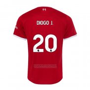 Camisola Liverpool Jogador Diogo J. 1º 2023-2024