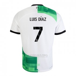 Camisola Liverpool Jogador Luis Diaz 2º 2023-2024