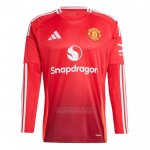 Camisola Manchester United 1º Manga Comprida 2024-2025