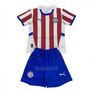 Camisola Paraguai 1º Crianca 2024