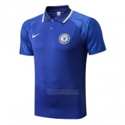 Camisola Polo del Chelsea 2022-2023 Azul
