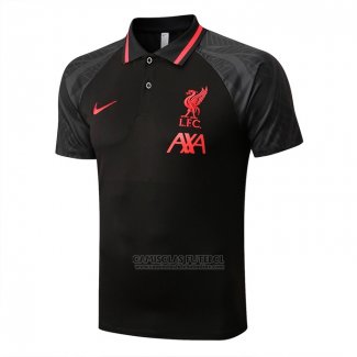 Camisola Polo del Liverpool 2022-2023 Preto