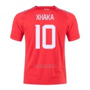 Camisola Suica Jogador Xhaka 1º 2022