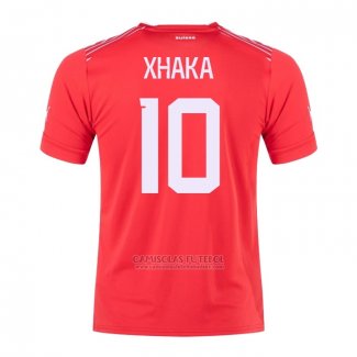 Camisola Suica Jogador Xhaka 1º 2022