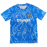 Camisola Treinamento Chelsea 2022 Azul Claro